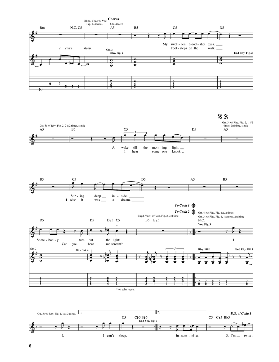 Insomnia Insomnia Acoustic Guitar scores gallery preview page 3