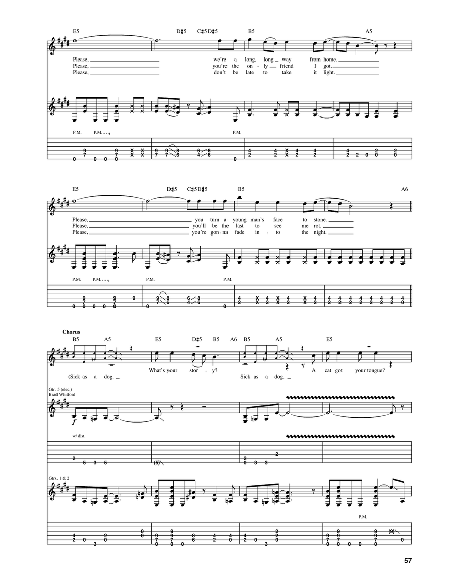 Sick As A Dog Sick As A Dog Acoustic Guitar scores gallery preview page 3