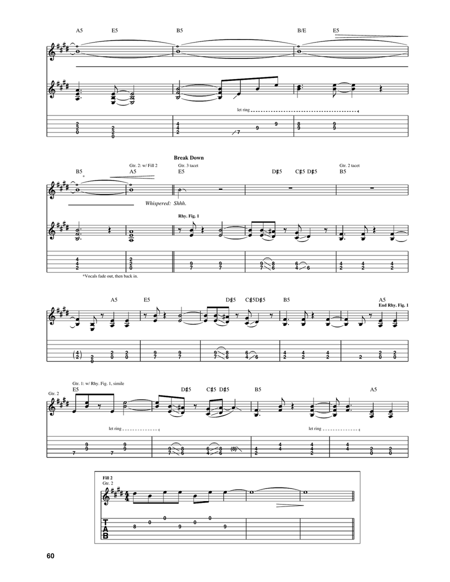 Sick As A Dog Sick As A Dog Acoustic Guitar scores gallery preview page 6
