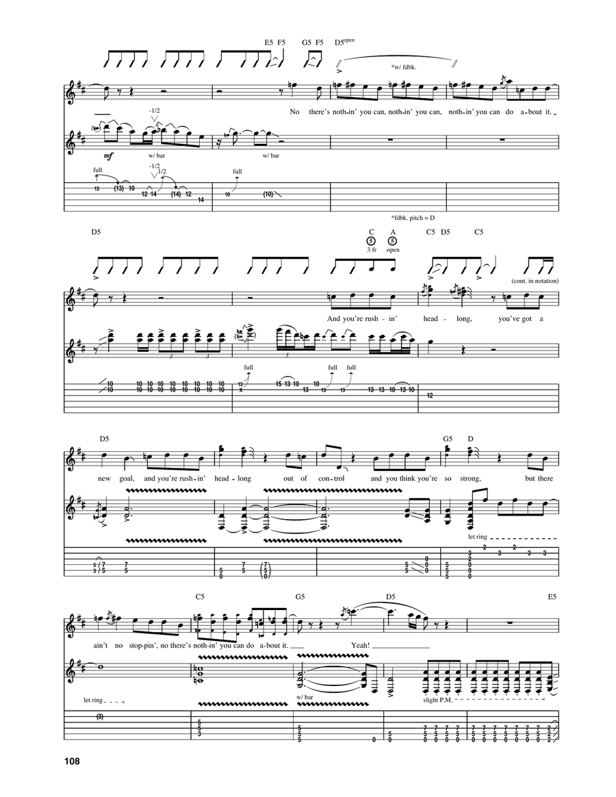 Headlong Headlong Acoustic Guitar scores gallery preview page 2