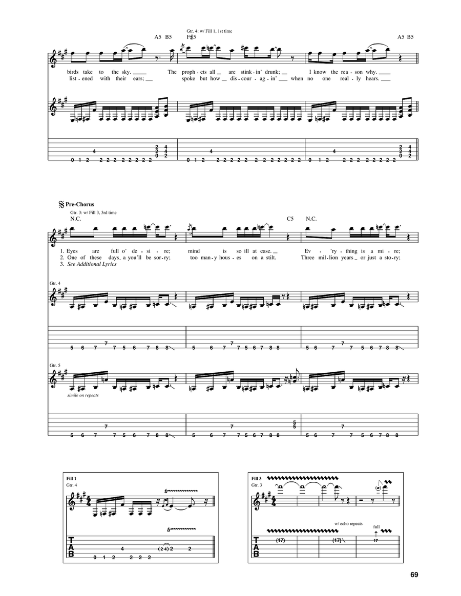 Nobody's Fault Nobody's Fault Acoustic Guitar scores gallery preview page 4