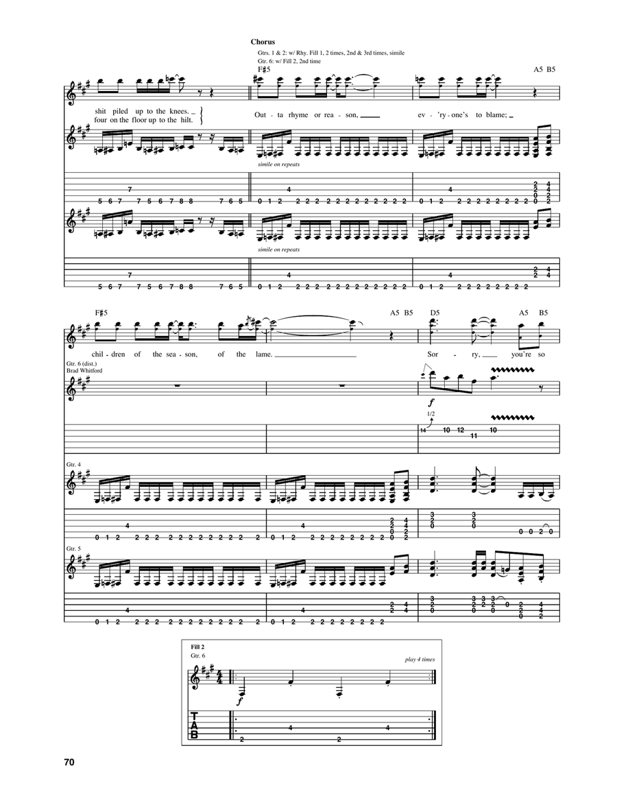 Nobody's Fault Nobody's Fault Acoustic Guitar scores gallery preview page 5