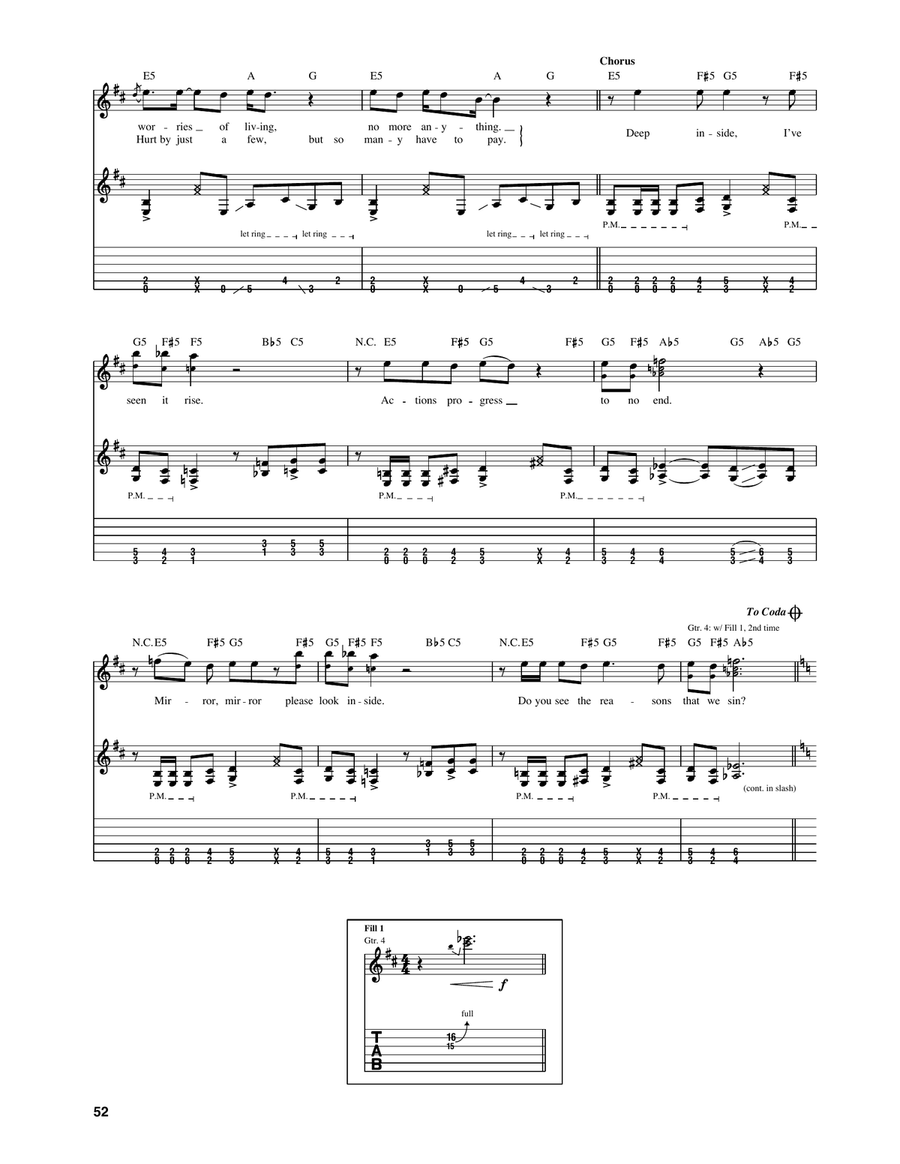 Sin Sin Acoustic Guitar scores gallery preview page 2