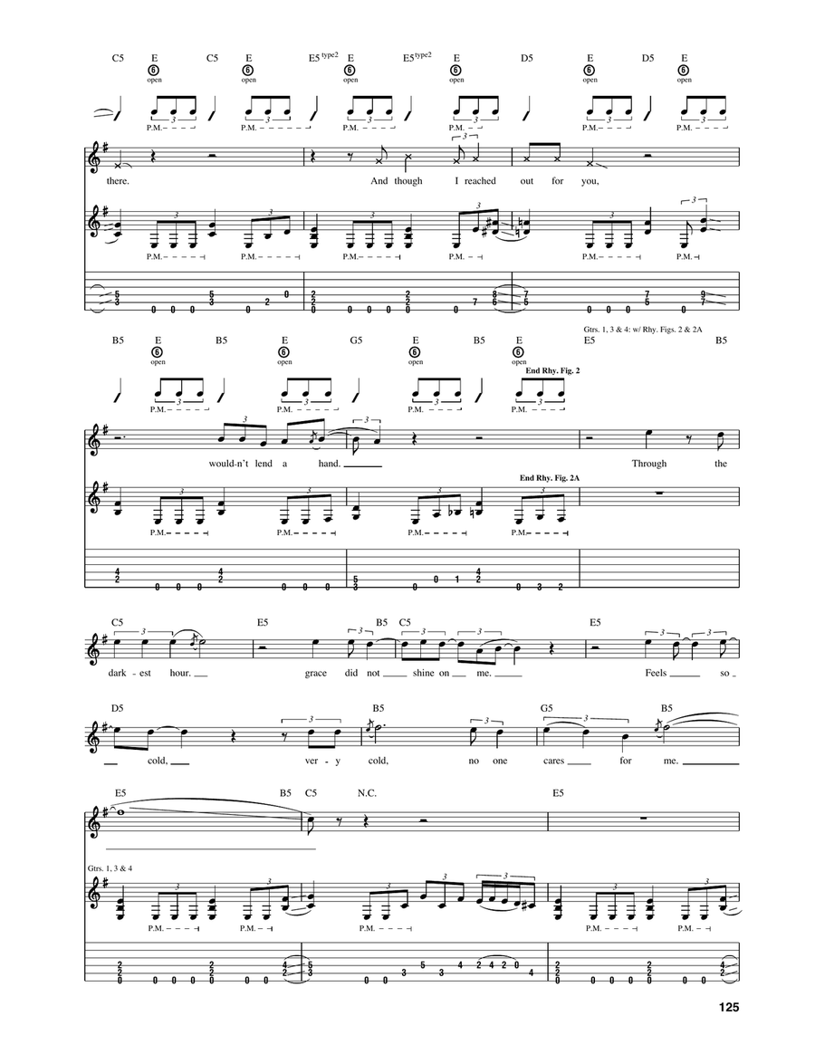 In My Darkest Hour In My Darkest Hour Acoustic Guitar scores gallery preview page 3