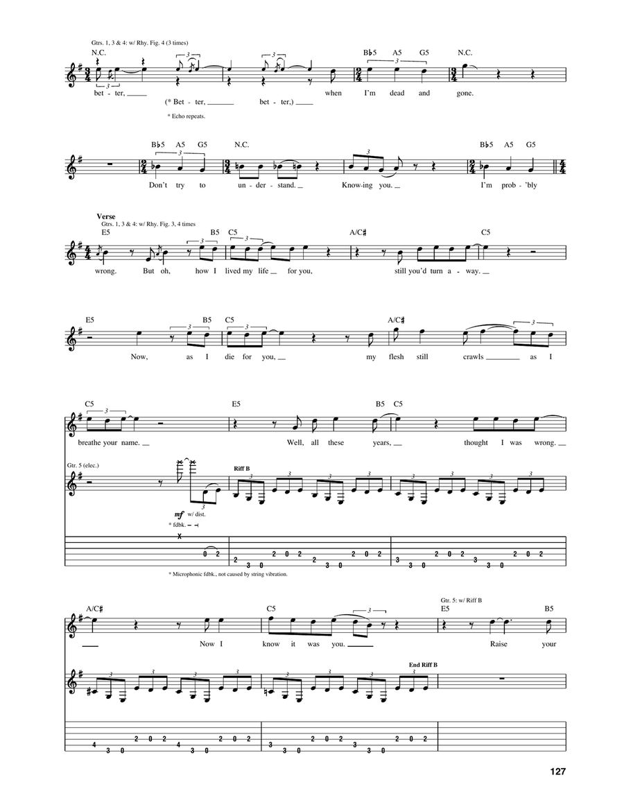 In My Darkest Hour In My Darkest Hour Acoustic Guitar scores gallery preview page 5