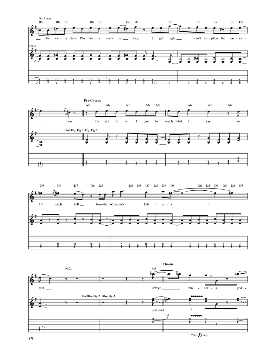Pandora's Box Pandora's Box Acoustic Guitar scores gallery preview page 5