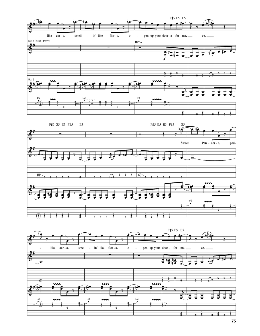 Pandora's Box Pandora's Box Acoustic Guitar scores gallery preview page 6