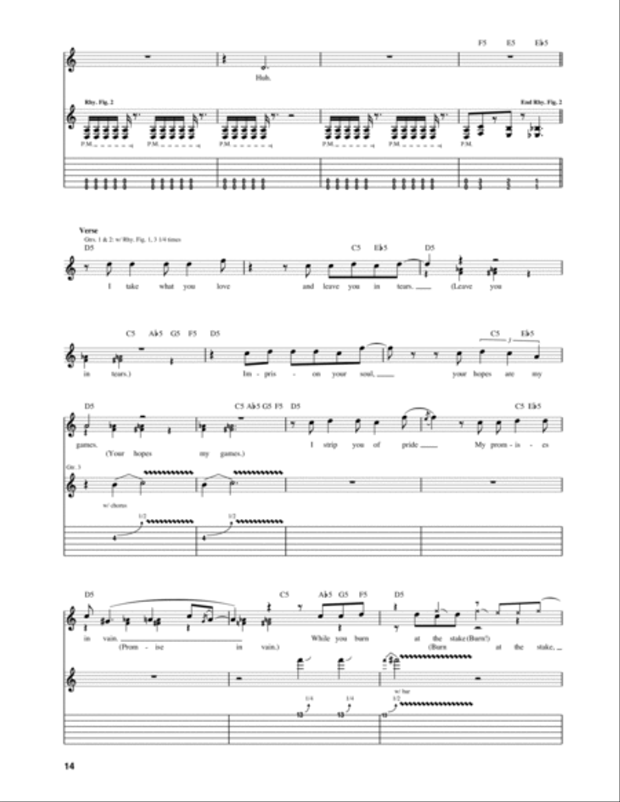 Prince Of Darkness Electric Guitar scores gallery preview page 5