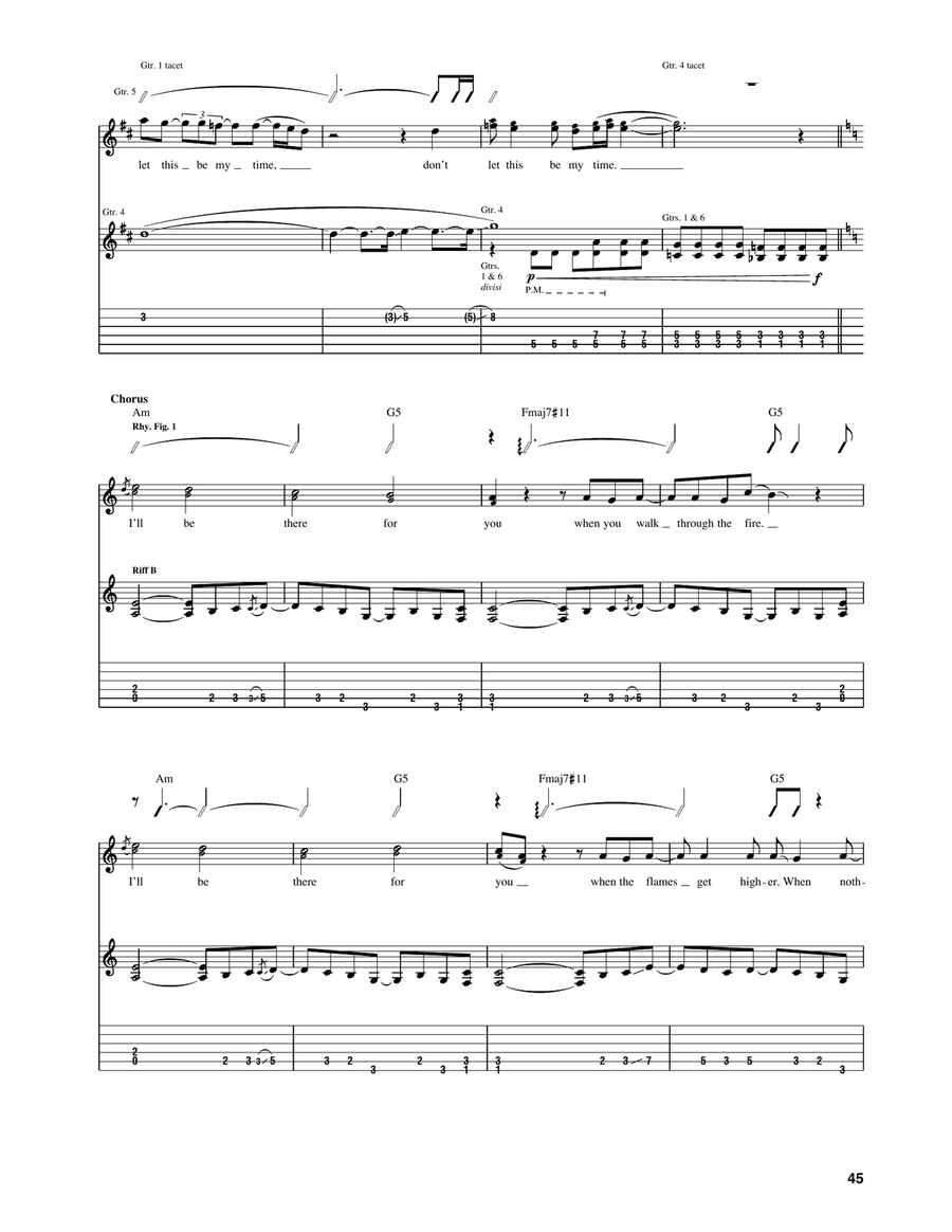 I'll Be There I'll Be There Acoustic Guitar scores gallery preview page 3