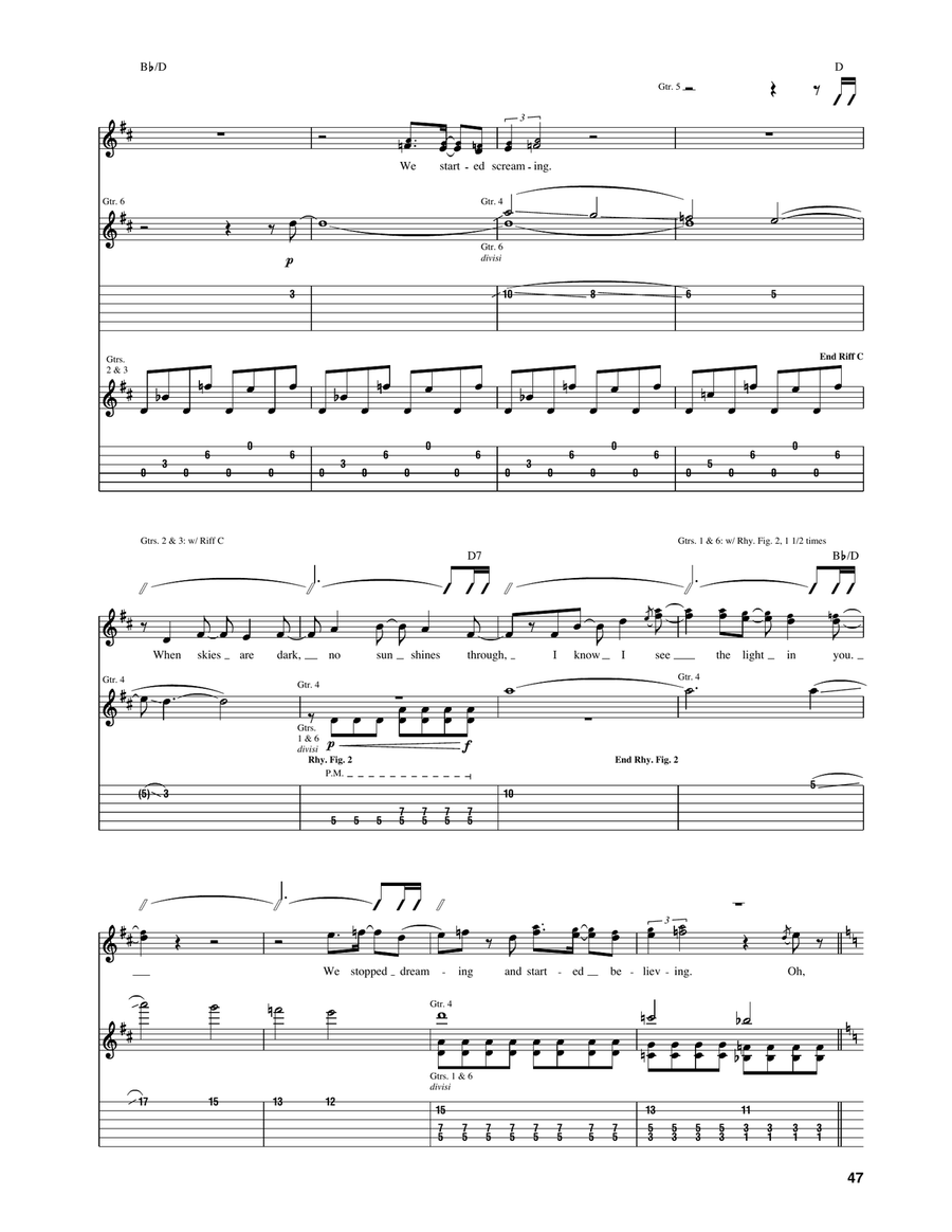 I'll Be There I'll Be There Acoustic Guitar scores gallery preview page 5