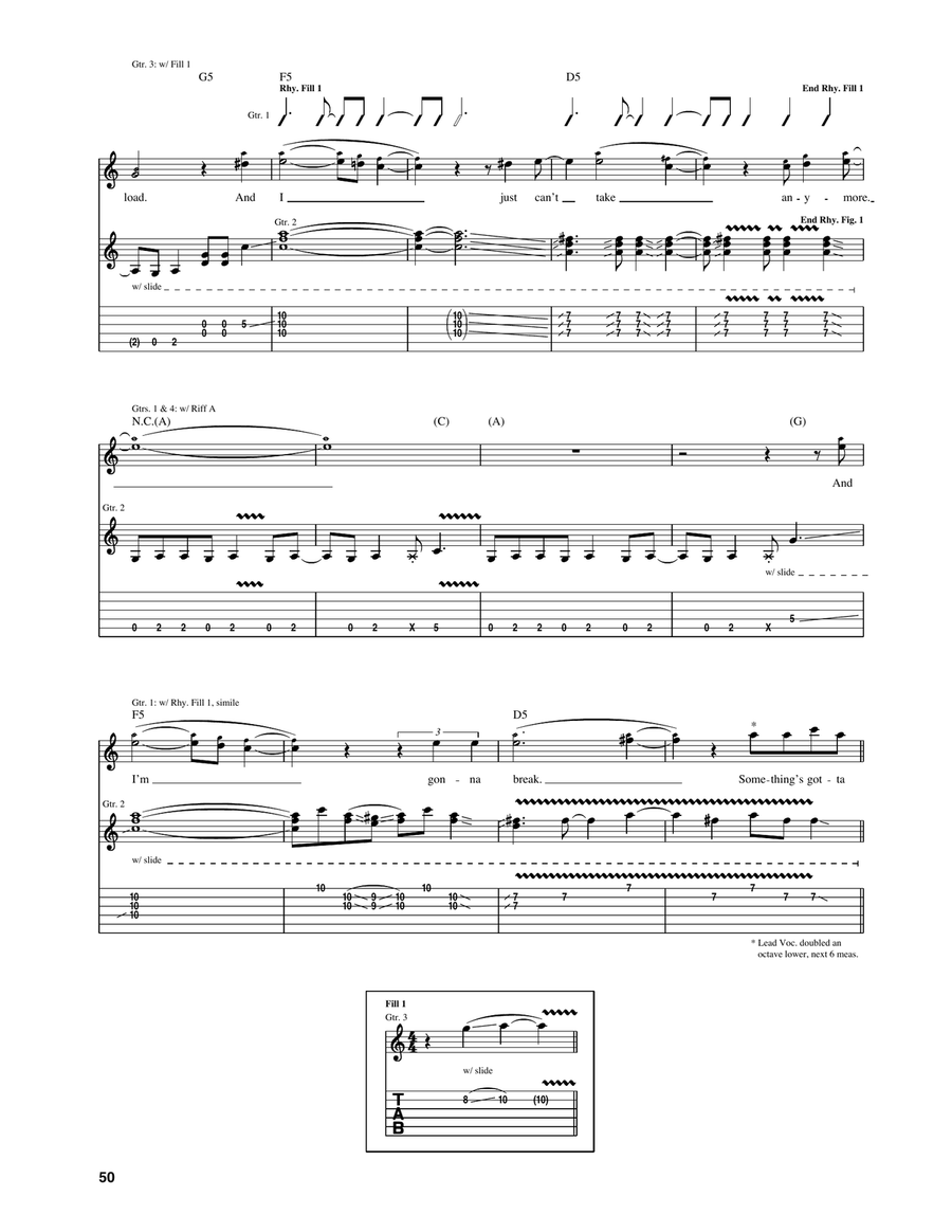 Something's Gotta Give Something's Gotta Give Acoustic Guitar scores gallery preview page 3