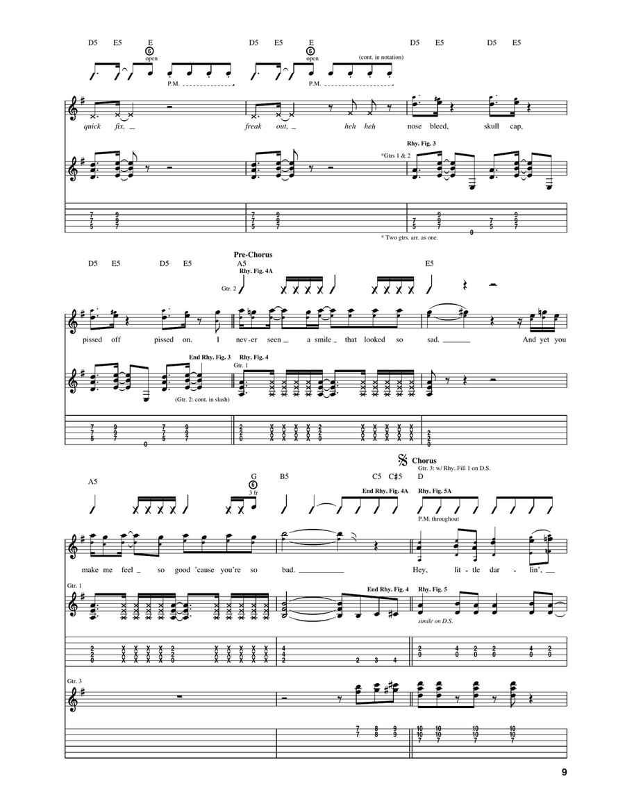 Walk On Water Walk On Water Acoustic Guitar scores gallery preview page 3
