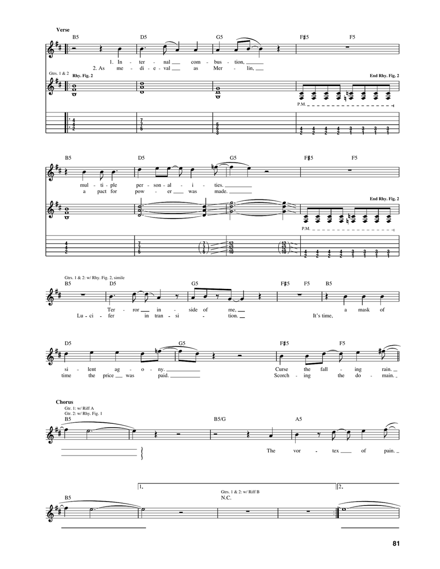 Vortex Vortex Acoustic Guitar scores gallery preview page 2
