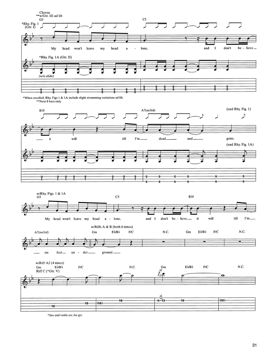 Rhyme & Reason Rhyme & Reason Acoustic Guitar scores gallery preview page 3