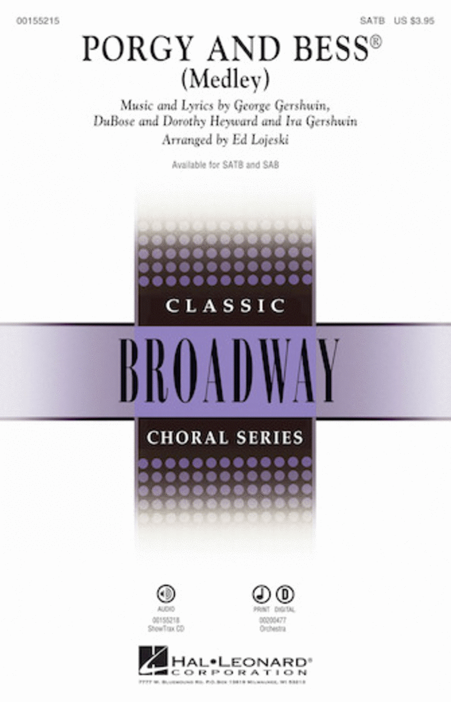 Porgy and Bess Porgy and Bess 3-Part scores gallery preview page 1