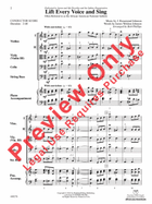 Lift Every Voice and Sing String Orchestra scores gallery preview page 11