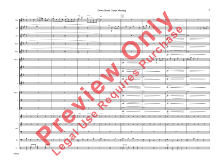 Down South Camp Meeting Down South Camp Meeting Jazz Ensemble scores gallery preview page 12