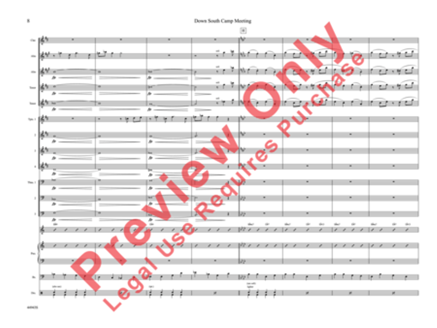 Down South Camp Meeting Down South Camp Meeting Jazz Ensemble scores gallery preview page 13