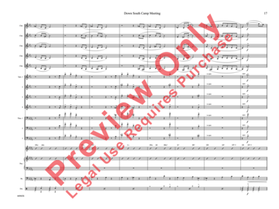 Down South Camp Meeting Down South Camp Meeting Jazz Ensemble scores gallery preview page 22