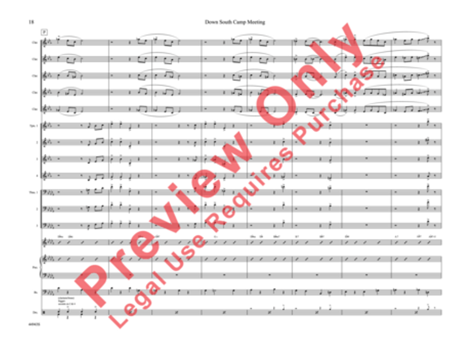 Down South Camp Meeting Down South Camp Meeting Jazz Ensemble scores gallery preview page 23