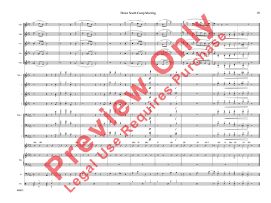 Down South Camp Meeting Down South Camp Meeting Jazz Ensemble scores gallery preview page 24