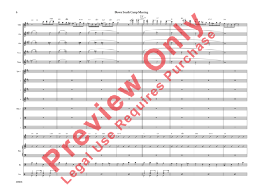 Down South Camp Meeting Down South Camp Meeting Jazz Ensemble scores gallery preview page 11