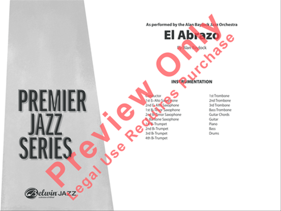 El Abrazo El Abrazo Jazz Ensemble scores gallery preview page 2