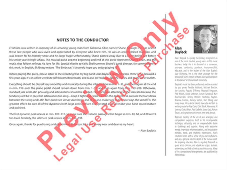 El Abrazo El Abrazo Jazz Ensemble scores gallery preview page 3