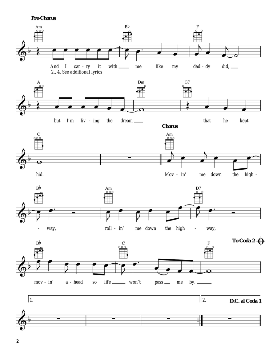 I Got A Name I Got A Name Ukulele scores gallery preview page 2