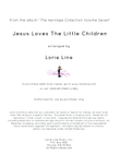 Jesus Loves The Little Children