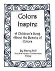 Colors Inspire Sheet Music: A Children's Song About The Beauty Of Colors