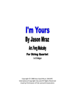 I'm Yours