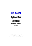 I'm Yours