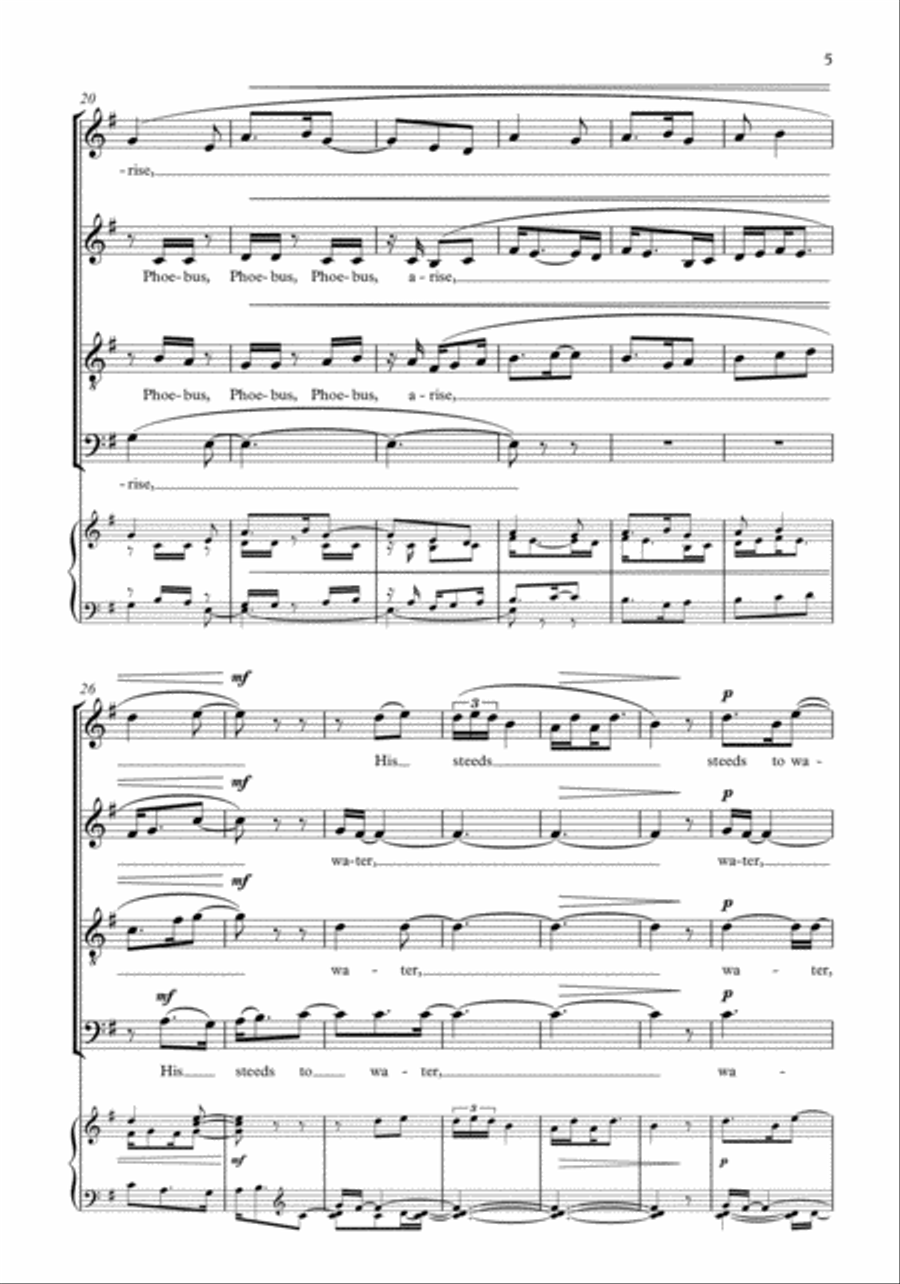 Three Shakespeare Songs Divisi scores gallery preview page 9