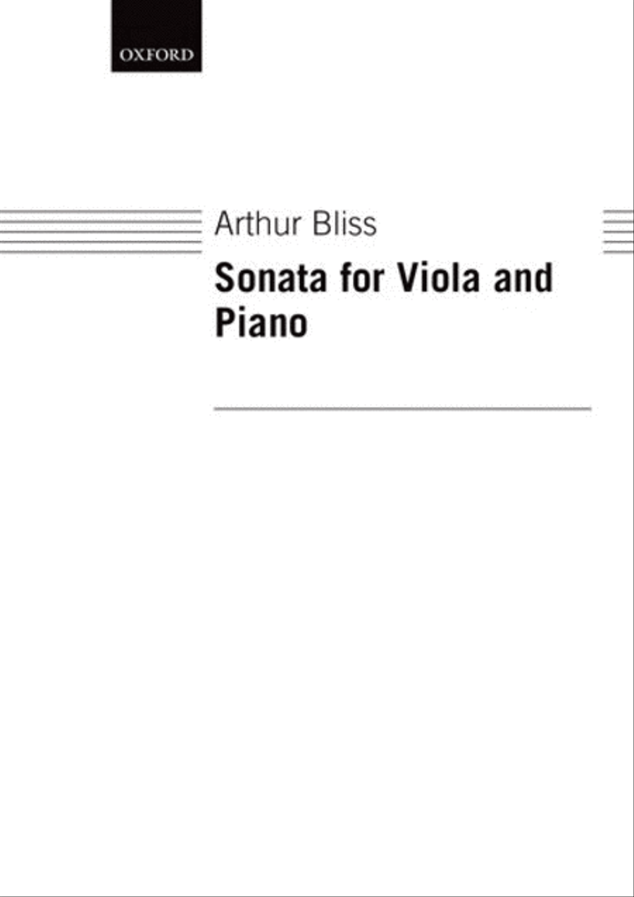 Sonata for Viola and Piano Piano Accompaniment scores gallery preview page 1