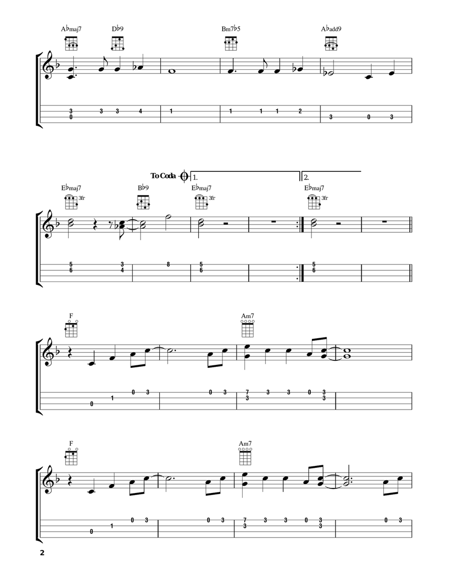 Red Baron Red Baron Ukulele scores gallery preview page 2