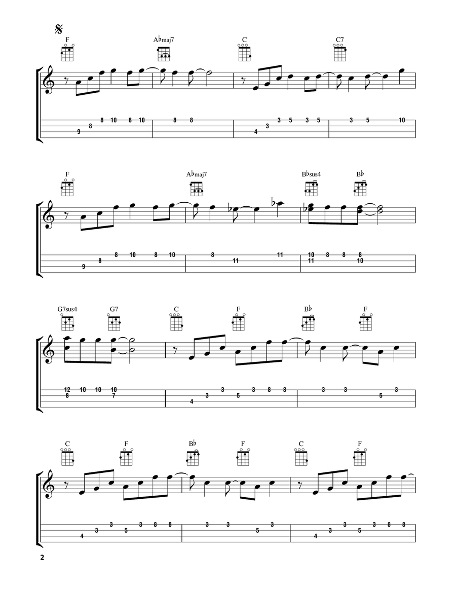 Peppermint Patty Peppermint Patty Ukulele scores gallery preview page 2