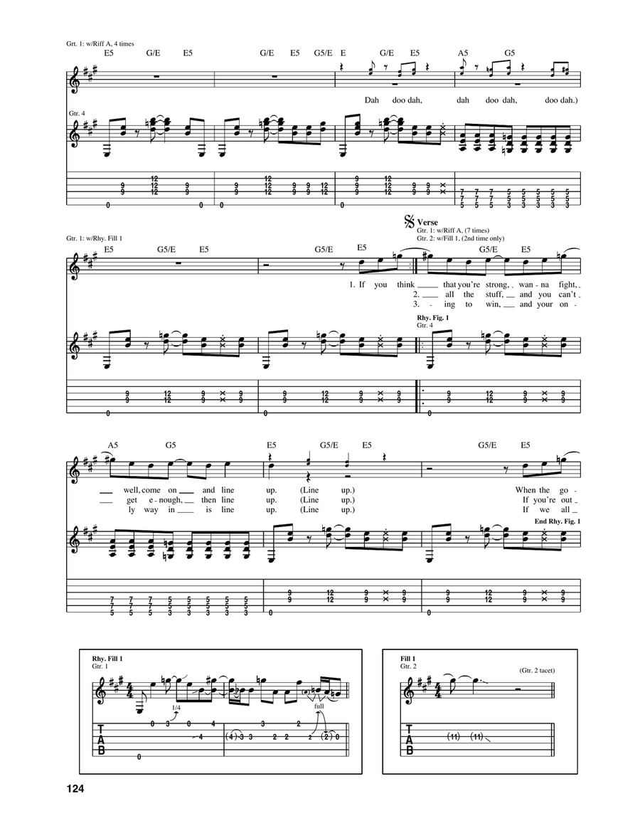 Line Up Line Up Acoustic Guitar scores gallery preview page 2