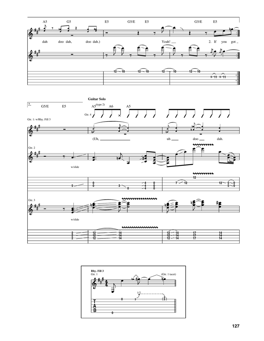 Line Up Line Up Acoustic Guitar scores gallery preview page 5