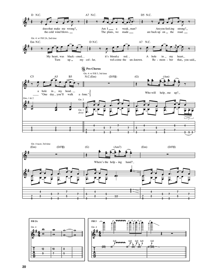 Addicted To Chaos Addicted To Chaos Acoustic Guitar scores gallery preview page 2