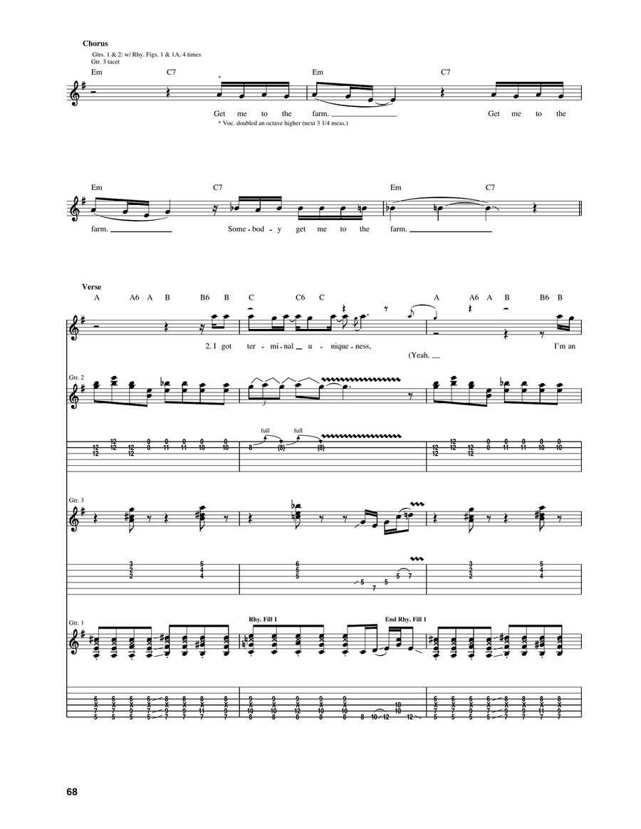The Farm The Farm Acoustic Guitar scores gallery preview page 3