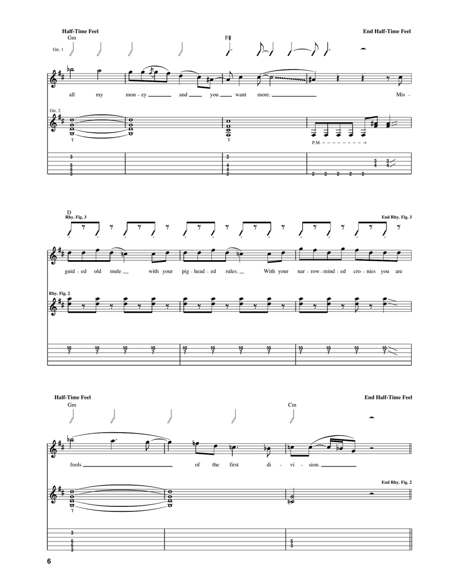 Death On Two Legs Death On Two Legs Acoustic Guitar scores gallery preview page 4