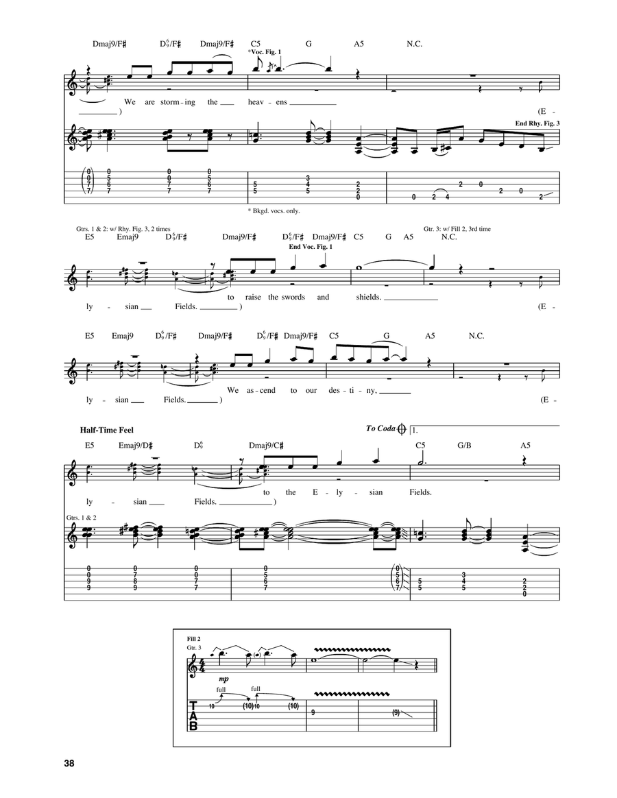 Elysian Fields Elysian Fields Acoustic Guitar scores gallery preview page 3