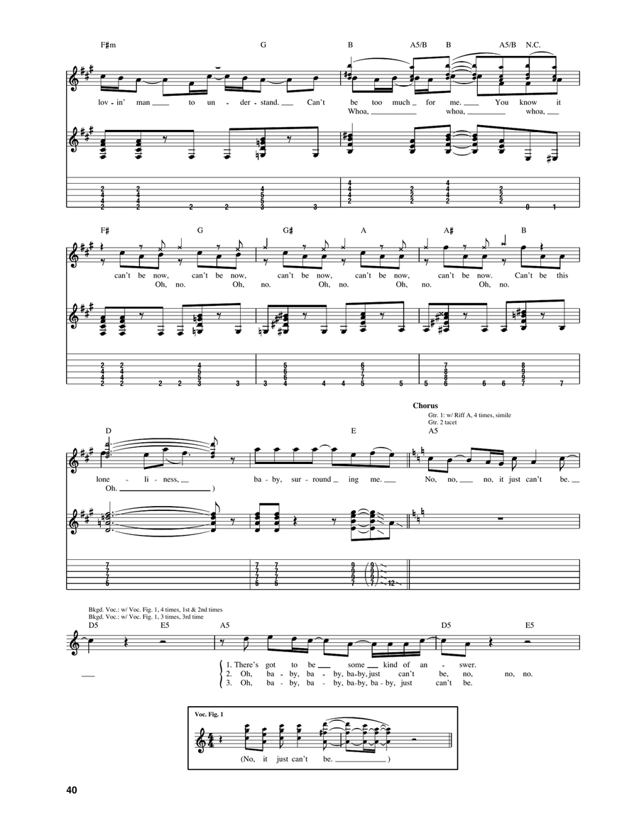 I Need A Man To Love I Need A Man To Love Acoustic Guitar scores gallery preview page 3