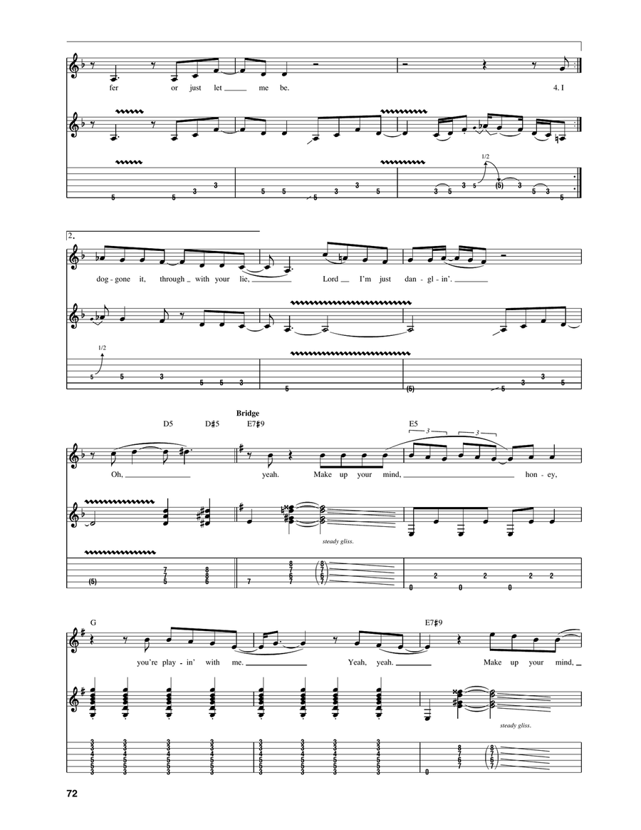 Move Over Move Over Acoustic Guitar scores gallery preview page 3