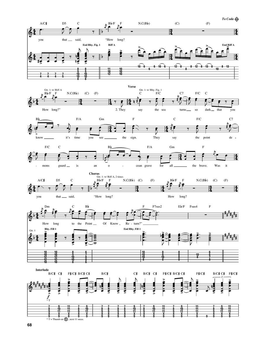 Point Of Know Return Point Of Know Return Acoustic Guitar scores gallery preview page 2