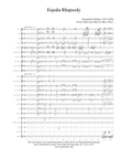Espana Rhapsody, transcribed for Wind Band