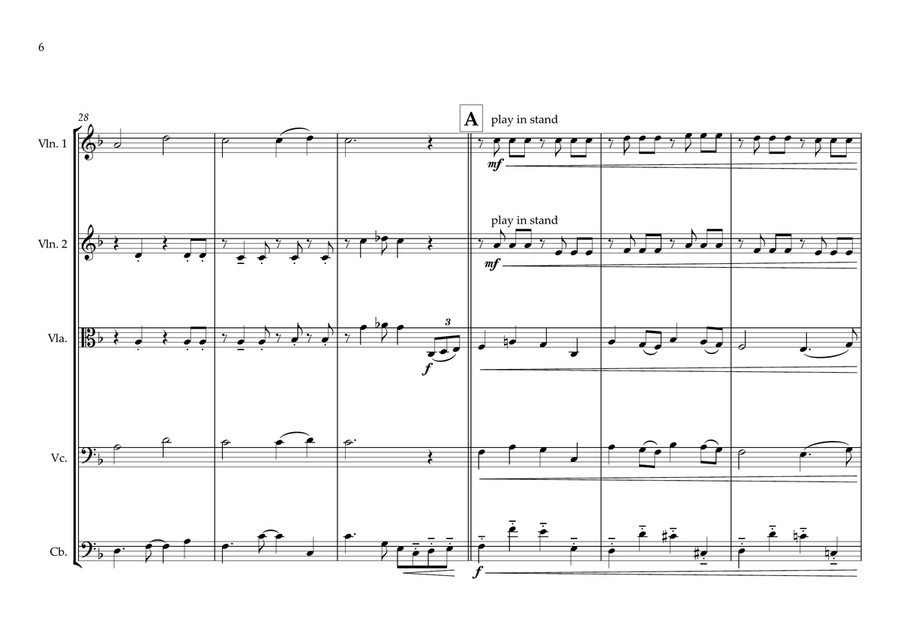 Anguillian National Anthem for String Orchestra (World National Anthem Series) String Orchestra scores gallery preview page 6