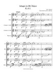 Adagio in Bb Major K.411