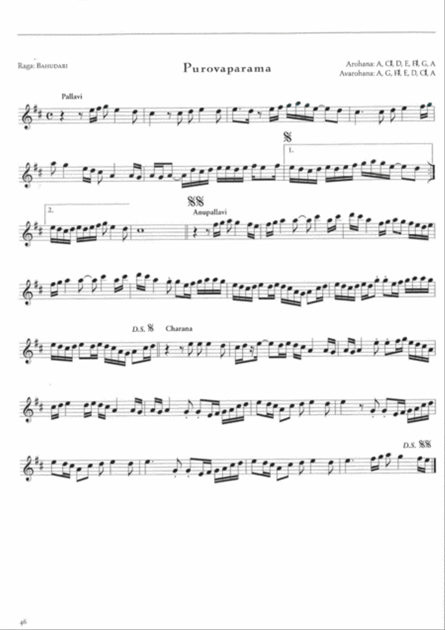 An Introduction to South Indian Music Collection / Songbook scores gallery preview page 4